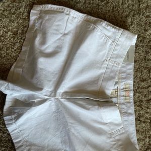 J crew outlet white shorts